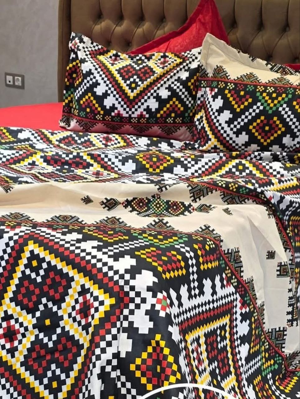 غطاء سرير مع غطاء وسادة